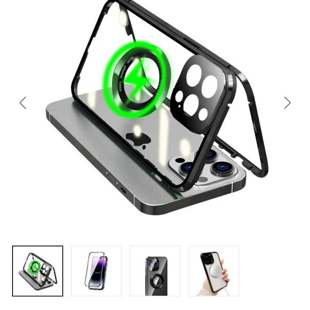 Magnetic Clear iPhone 16 case